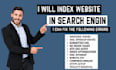 index website in search engine, fix google search console errors, xml sitemap