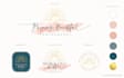 design a boho logo and brand kit