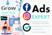 set up, manage and optimize your facebook and instagram ads campaign