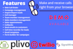 set up call centre CRM with twilio, plivo, signalwire API