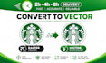 vectorize logo, vector tracing, redraw, convert image to vector