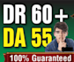 increase moz domain authority da , ahrefs DR 50, tf plus  in 15 days