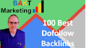 build best 100 high quality high da SEO dofollow backlinks