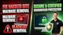 hacked wordpress, remove malware, and recover google blacklist