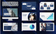 do powerpoint slide redesign, canva presentation for slide deck