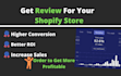 review your shopify store and improve conversion rate