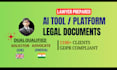 prepare privacy policy, terms, disclaimer for ai platform or service