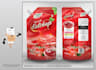packaging, boxes dieline and label design