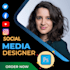 create 10 attractive social media posts design in 24 hours