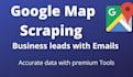 scrape google map business leads with email