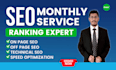 provide monthly SEO service for google top ranking or website ranking
