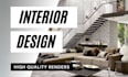 design realistic 3d interior and exterior in sketchup