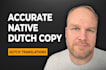 translate your text into native dutch