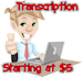 provide impeccable audio or video transcription