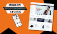 build a modern ecommerce store using wordpress,shopify,squarespace