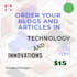 write articles on innovation and technology