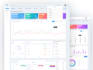 design UI UX for the sass admin dashboard figma design