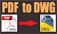 convert all type files PDF to dwg and  word and excel to PDF