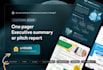 design one pager, executive summary or report