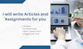 write unique science articles and assignments for you