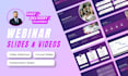 create webinar video, presentation slides webinar, course slides and video