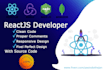 develop reactjs web app, front end web developer