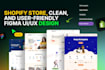 design high converting shopify and ecommerce store website UI UX