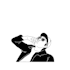 desain white and black art illustration