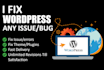fix wordpress, elementor, and woocommerce bugs fast