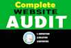 website audit to uncover SEO problems in your website