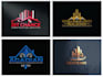 create real estate property advisor and construction logo