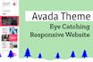 create beautiful avada theme website