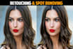 do 100 photo retouching and editing within a day