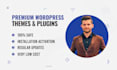 install and set up premium theme and plugins