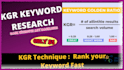 do kgr keyword research technique for amazon affiliate site