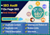 dotechnical seo audit and on page optimization of wordpress