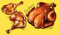 draw any food illustration