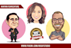 draw avatar, bighead cartoon caricature