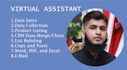 be your virtual assistant for excel data entry, web research, and copy paste