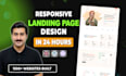 design wordpress landing page or one page website using elementor pro