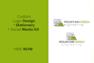 design a flat trendy logo