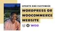 customize and update your wordpress or woocommerce website