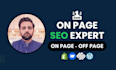 help optimize on page SEO for shopify, wix, webflow, squarespace