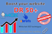 increase domain authority da ahrefs ratings  DR tf 60 plus