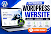 design and develop a wordpress website or blog using ai