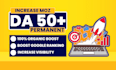 offpage SEO service high quality backlinks for increase domain authority moz da
