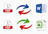 convert PDF to word, excel or google docs accurately