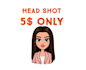 create an cartoon avatar,bitmoji or cartoon character of you