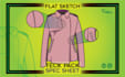 design clothing fashion flat sketch tech pack spec sheet