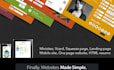 create pardot, wordpress, HTML, PHP landing page, vcard, coming soon, events